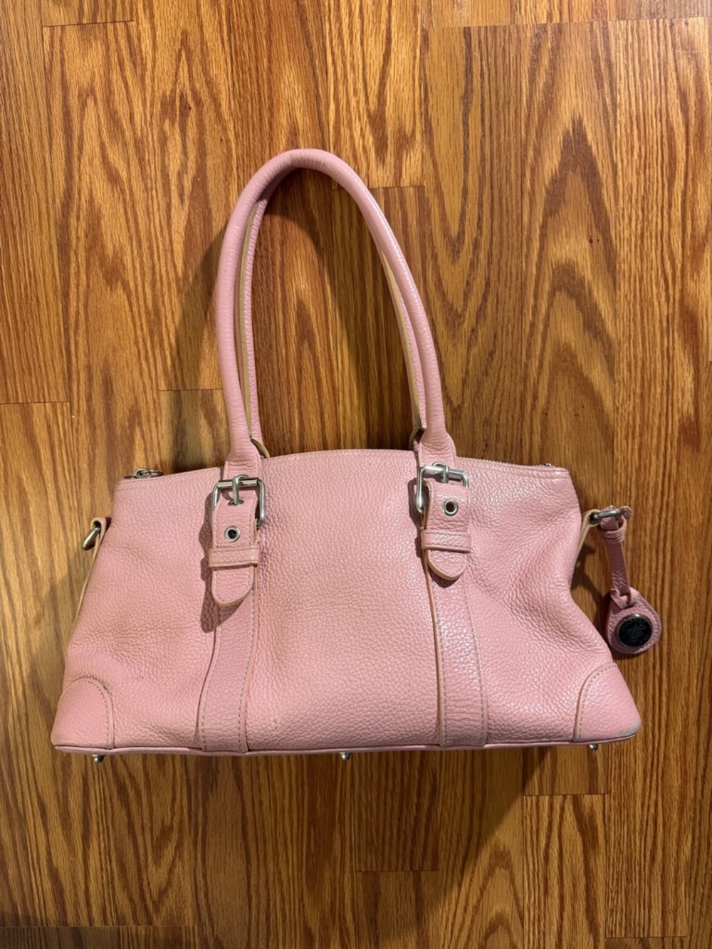 Dooney & Bourke Pink Leather Top-Handle Satchel
